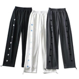 Women Sweatpants Spring Loose Casual Straight-Leg Sweatpants