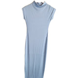 Women Dresses Turtleneck Sleeveless Dress