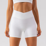 Women Yoga Sports Shorts Fitness Threaded Tight Shorts