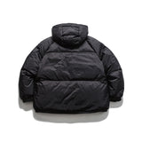 Unisex Winter Cotton Coat Hooded down Jacket Vintage down Jacket
