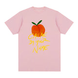 Call Me by Your Name CMBYN Peach T-shirt  Italy Timothee