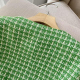 Women Woolen Coat Tweed Chanel Coat
