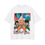 2024Men Dragon Ball Z T Shirt Anime Japanese Printed T-shirt