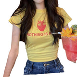 Women T-shirt Summer Slim Fit Casual Short Sleeve T-shirt