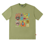 Men's T Shirt Summer Printed Short-Sleeved T-shirt for Men and Women