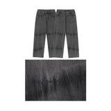 Men Jeans Vintage Distressed Tie-Dye Old School Jeans