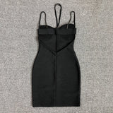 Women Evening Dress Sexy Dress Backless Slim Fit Bandage Dress