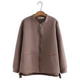 Women Jacket Spring and Autumn Casual Zipper Baseball Uniform Jacket