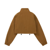 Unisex Jacket Autumn Drawstring Cardigan