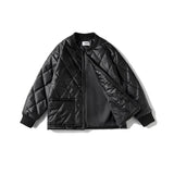 Unisex Winter Cotton Coat Winter Baseball Collar Cotton Coat Retro Three-Dimensional Pocket Cotton Coat