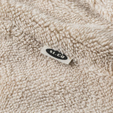 Unisex Winter Cotton Coat Letter Embroidered Hooded Cotton Coat Vintage Loose Cotton Coat