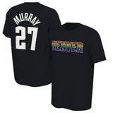 NBA T-Shirts NBA Basketball T-Shirt Nuggets Jokic Jersey Short Sleeve Men's Outdoor