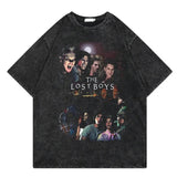 2024The Lost Boys Vintage Washed Tshirts Men Women