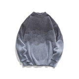 Unisex Shirts Autumn Half Turtleneck Gradient Sweater