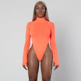 Women Jumpsuit Spring and Autumn Slim Fit Turtleneck Jumpsuit