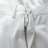Women Sweatpants Loose Wide-Leg Straight Pants White Casual Pants