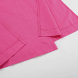 Women Dress Autumn and Winter Leisure Pink Loose Long Dress