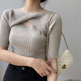 Women knitted T-shirt