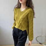 Women Winter Knitted Sweater Autumn Loose 8t3086