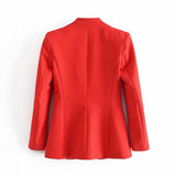 Women Suites Fall Slim Fit Simple Casual Suit Jacket