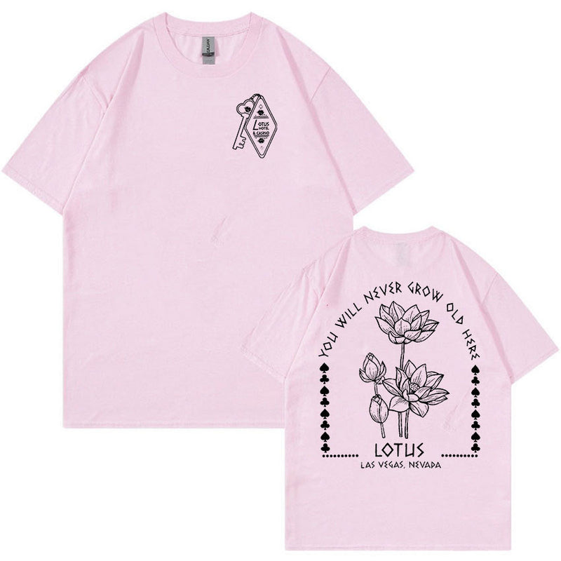 Lotus Hotel Percy Jackson Print T Shirt Men Women Casual