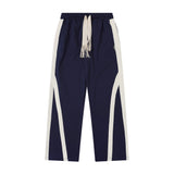 Men Sweatpants Casual Pants Men's Loose Sports Straight Pants Elastic Waist Wide Leg Pants