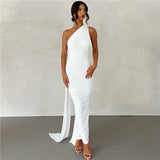 Women Dresses Summer Sexy Backless Sheath Slim-Fit Evening Dress Dress (Bla0420)