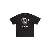 Men T-shirts Duck Cartoon Print Short Sleeve Loose T-Shirt