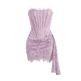 Women Dresses Sexy Lace Dress Dress Skirt (Zns0409)