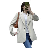 Women Suits Autumn Loose Leisure Professional Suit Jacket