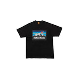 Men T-shirts HUMAN Sunset Love Print Short Sleeve T-Shirt