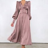 Women Dress Autumn and Winter Dress Long Skirt