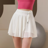 Women Yoga Sports Shorts Mesh Sports Shorts Anti-Tennis Skirt