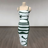 Women's Evening Dress Bandage Dress Split Dress Sexy Suspenders Skinny Hip Skirt