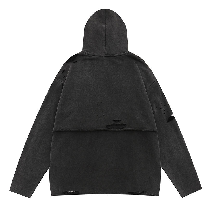 Men Hoodie Hip Hop Retro Hooded Sweater for Men and Women