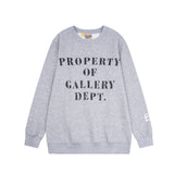 Gallery Dept Sweatshirts Unisex Loose Casual Crew Neck Sweater