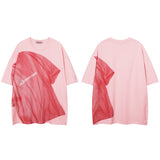 Men T Shirt Graffiti Half Sleeve T-shirt Men and Women Hip Hop Casual Couple Short Sleeve T-shirt
