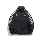 Unisex Jacket Vintage Cardigan Stand Collar Sports Jacket