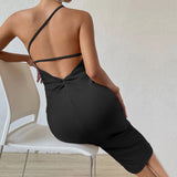 Women Dress Sexy Sleeveless Sheath Long Dress Dress