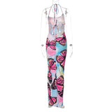 Women Dresses Autumn Sexy Backless Dress