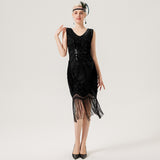 Flappers 1920S Dress Vintage Sequin Tassel Dress