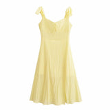 Women Dresses Summer Slim Fit Sling Dress Backless Sexy Midi Dress E10-A543 (Xds0414)