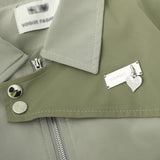 Women Jacket Short Stitching Jacket Loose Casual Motorcycle Clothing Coat