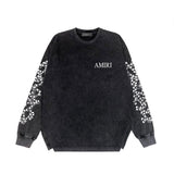 Amiri Long-Sleeve Shirt Personalized Printed Retro Long Sleeve T-shirt