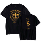 Retro Basgiath War College Double-side Graphic Tee Gold Drag