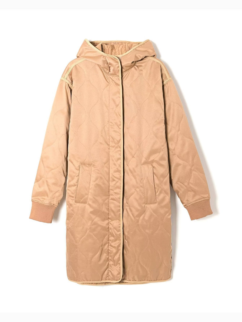 Women Jacket Winter Casual Mid-Length Hooded Jacket