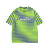 Men T Shirt Striped Couple Short Sleeve T-shirt