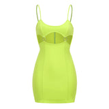 Women Dresses Sexy Slim-Fit Suspender Dress Suspender Dress (Zns0409)