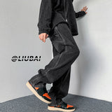 Men Jeans Fall Winter Overalls
