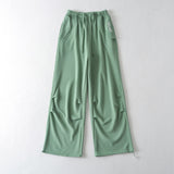 Women Sweatpants Straight Loose Tappered Casual Sweatpants Wide Leg Pants